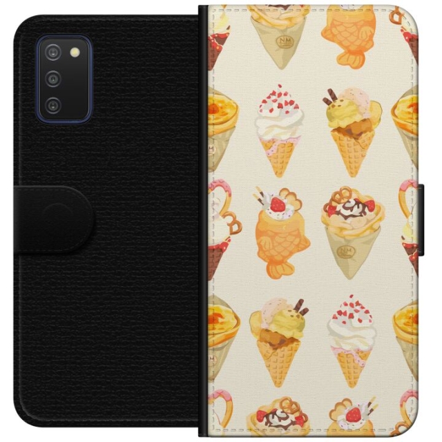 Tegnebogsetui til Samsung Galaxy A03s med Glasagtigt motiv