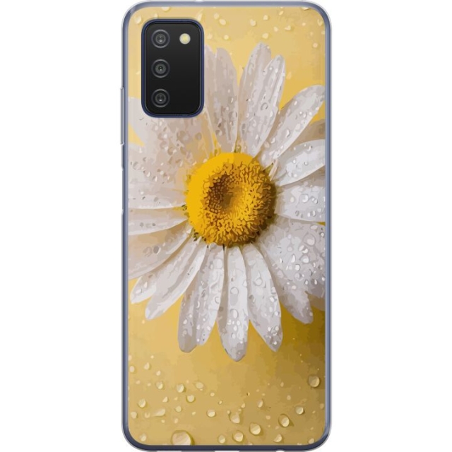 Mobilcover til Samsung Galaxy A03s med Porcelænsblomst motiv