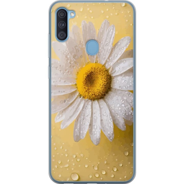 Mobilcover til Samsung Galaxy A11 med Porcelænsblomst motiv