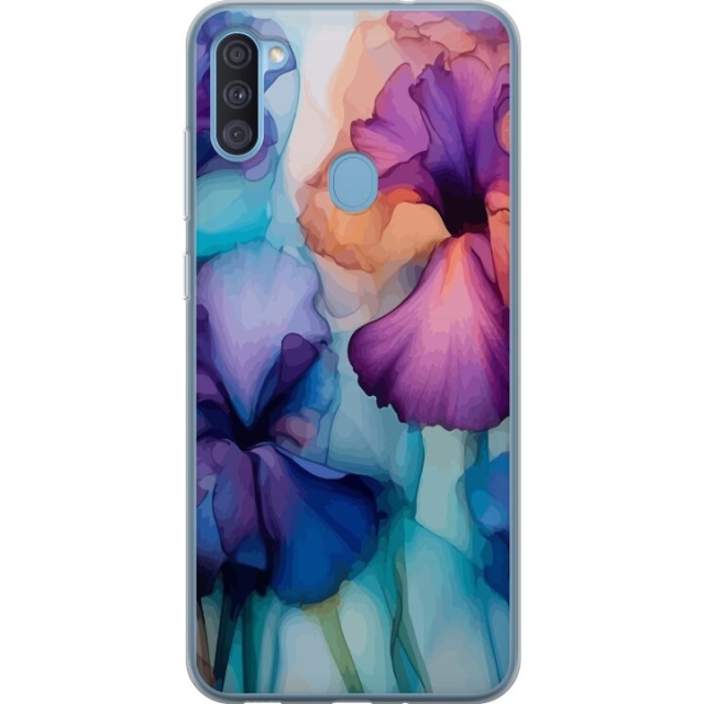 Mobilcover til Samsung Galaxy A11 med Magiske blomster motiv