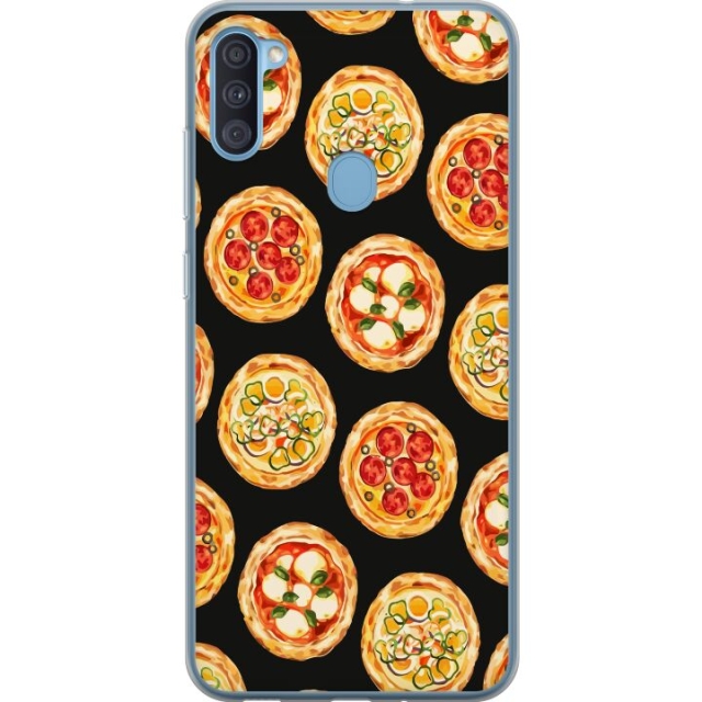 Mobilcover til Samsung Galaxy A11 med Pizza motiv