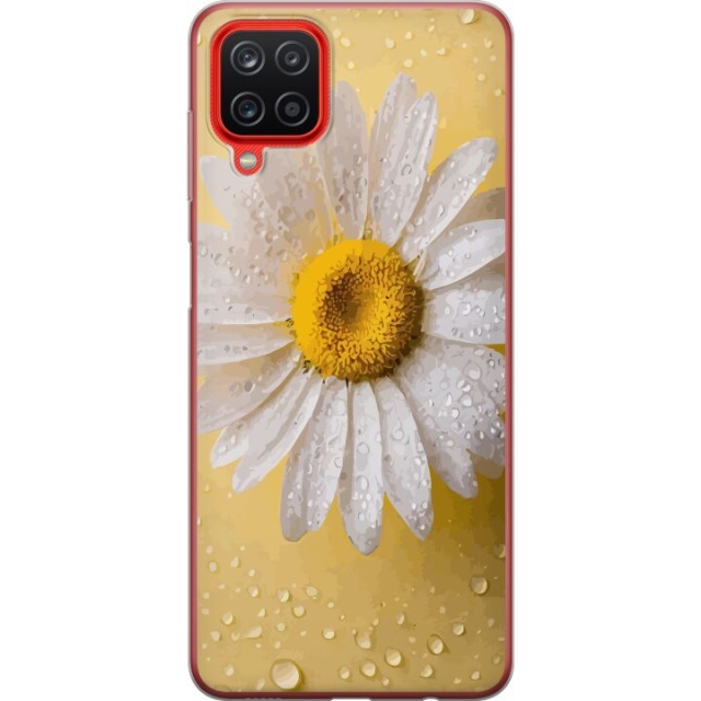 Mobilcover til Samsung Galaxy A12 med Porcelænsblomst motiv