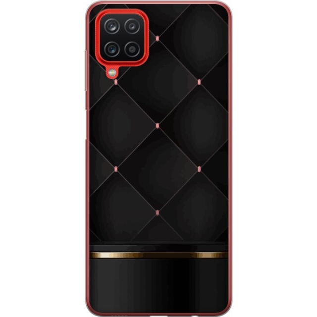 Mobilcover til Samsung Galaxy A12 med Luksuslinje motiv