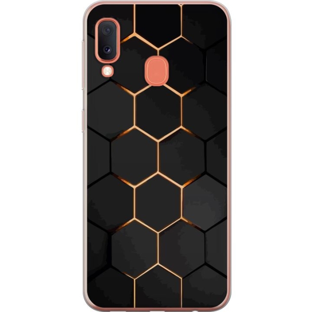 Mobilcover til Samsung Galaxy A20e med Luksuriøst Mønster motiv