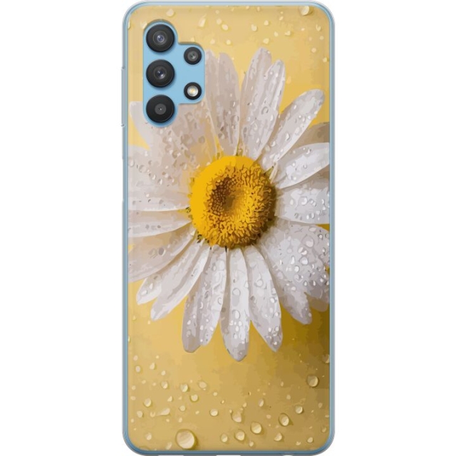 Mobilcover til Samsung Galaxy A32 5G med Porcelænsblomst motiv