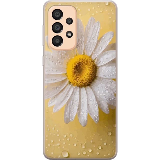 Mobilcover til Samsung Galaxy A33 5G med Porcelænsblomst motiv