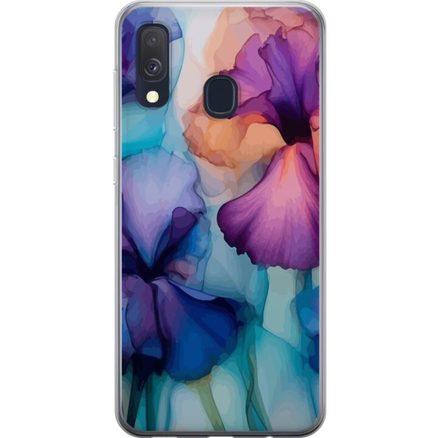 Mobilcover til Samsung Galaxy A40 med Magiske blomster motiv