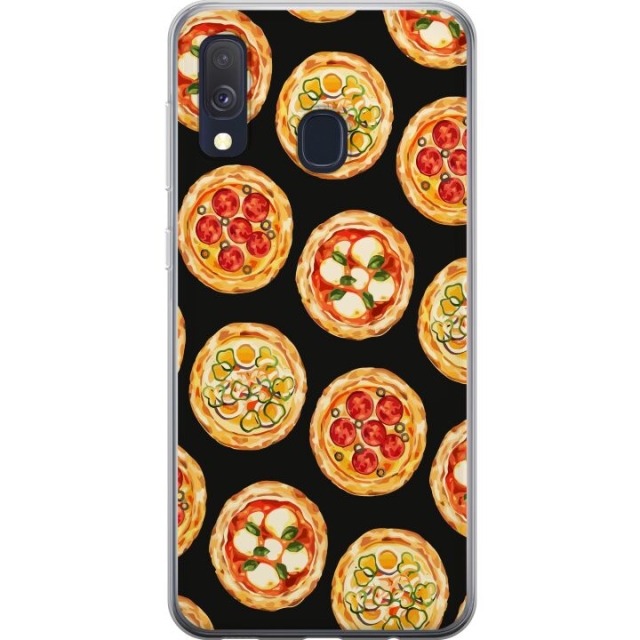 Mobilcover til Samsung Galaxy A40 med Pizza motiv