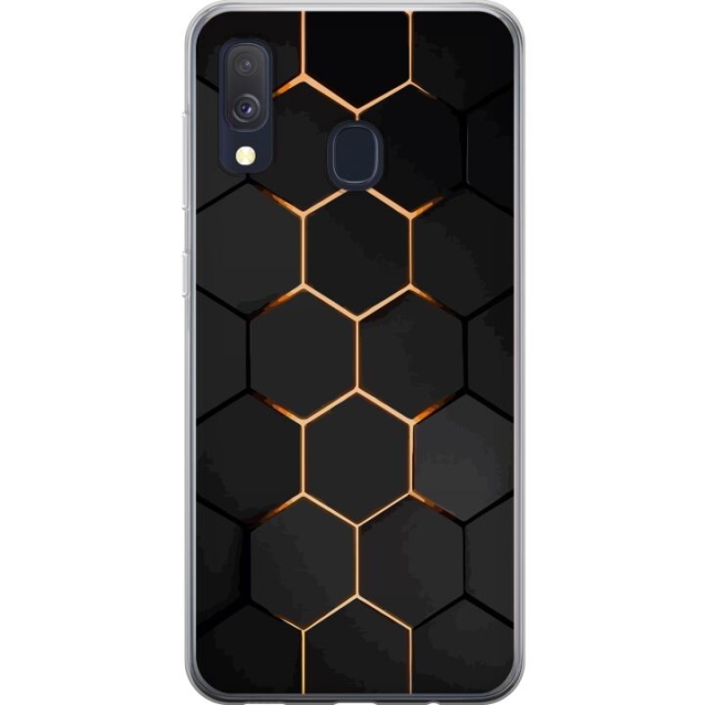 Mobilcover til Samsung Galaxy A40 med Luksuriøst Mønster motiv