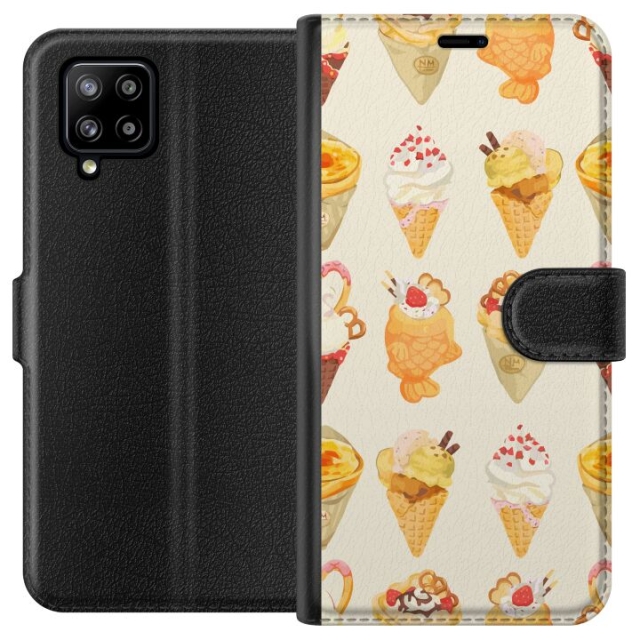 Tegnebogsetui til Samsung Galaxy A42 5G med Glasagtigt motiv