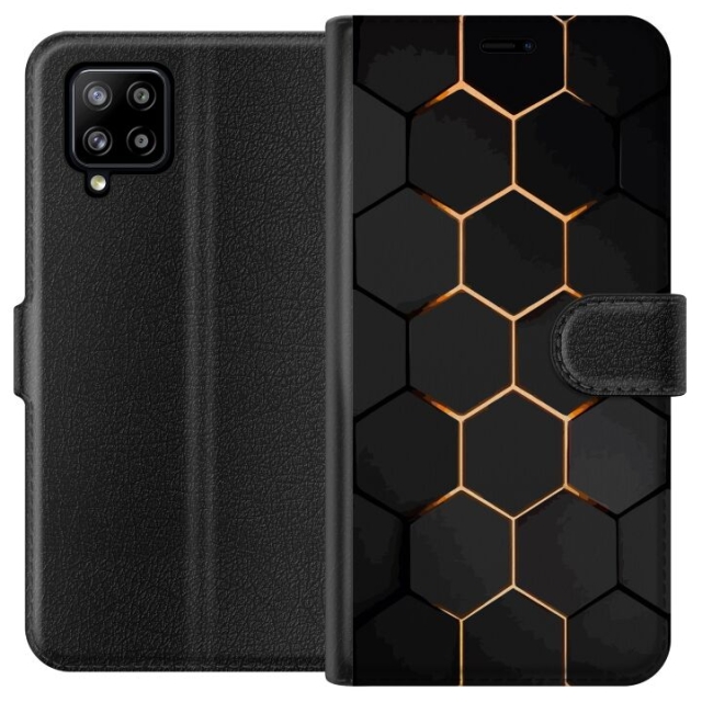 Tegnebogsetui til Samsung Galaxy A42 5G med Luksuriøst Mønster motiv
