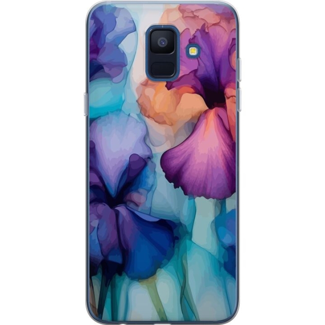 Mobilcover til Samsung Galaxy A6 (2018) med Magiske blomster motiv