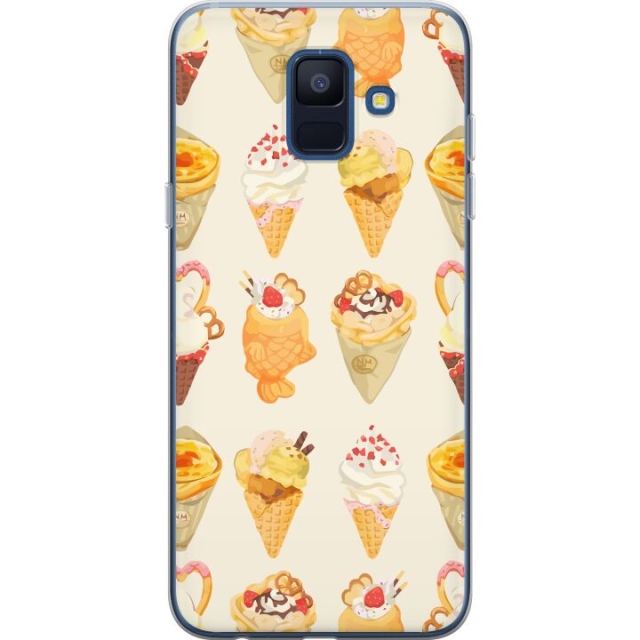 Mobilcover til Samsung Galaxy A6 (2018) med Glasagtigt motiv