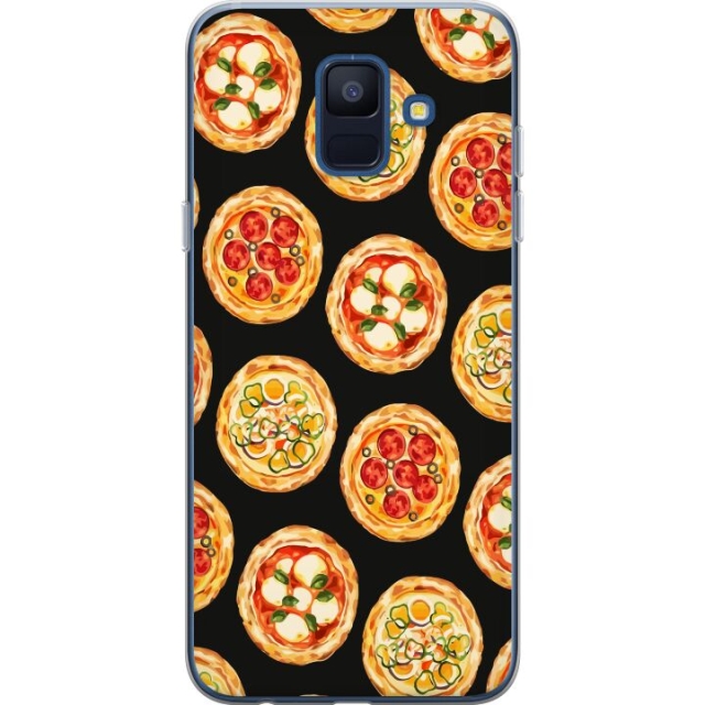 Mobilcover til Samsung Galaxy A6 (2018) med Pizza motiv