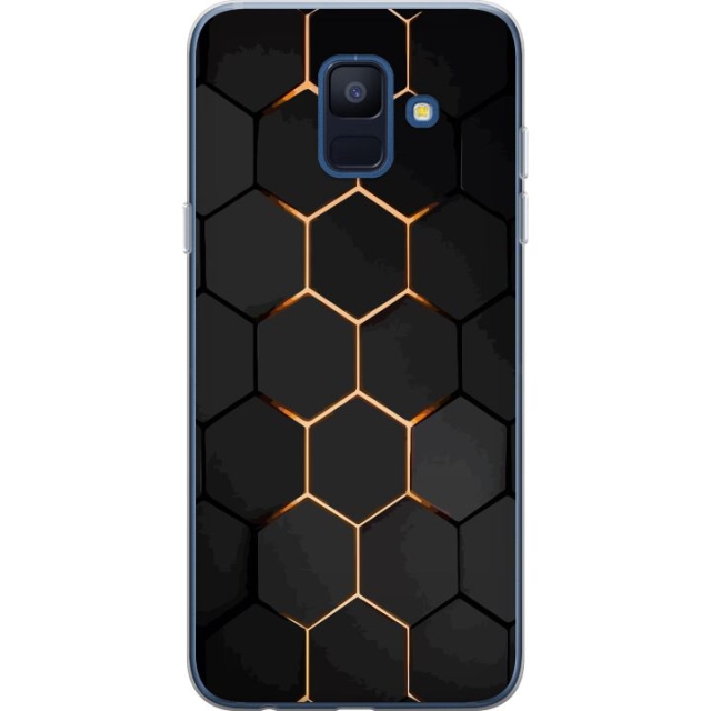 Mobilcover til Samsung Galaxy A6 (2018) med Luksuriøst Mønster motiv