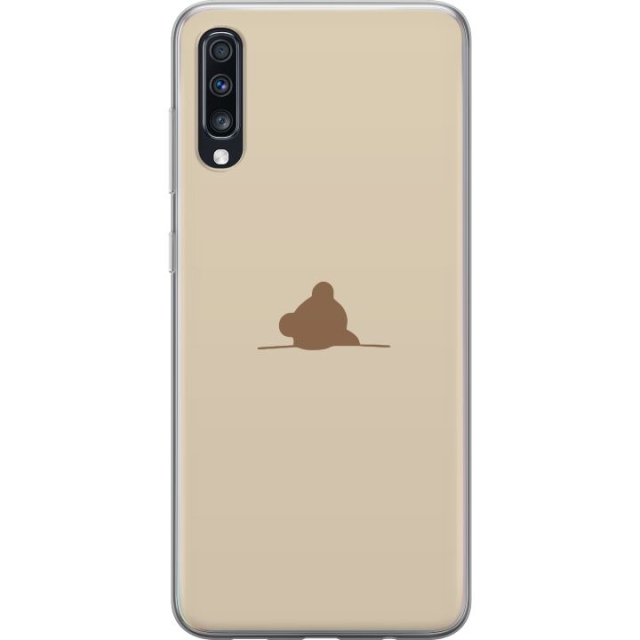 Mobilcover til Samsung Galaxy A70 med Nalle motiv