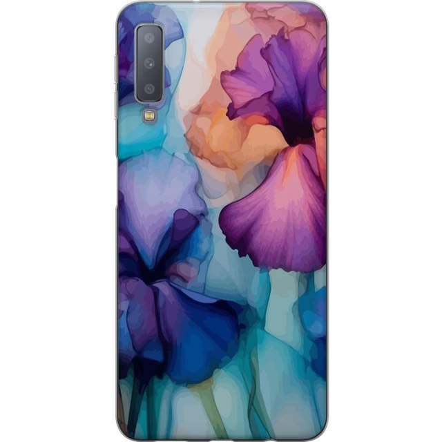 Mobilcover til Samsung Galaxy A7 (2018) med Magiske blomster motiv
