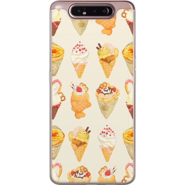 Mobilcover til Samsung Galaxy A80 med Glasagtigt motiv