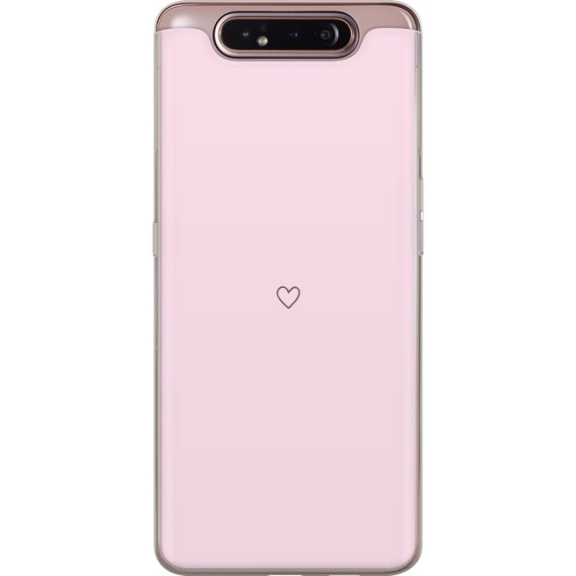 Mobilcover til Samsung Galaxy A80 med Hjerte motiv