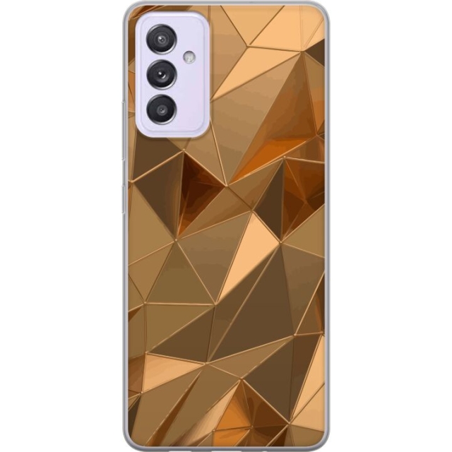 Mobilcover til Samsung Galaxy A82 5G med 3D Guld motiv