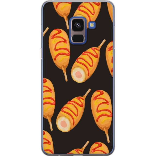 Mobilcover til Samsung Galaxy A8 (2018) med Kyllingedrumstick motiv