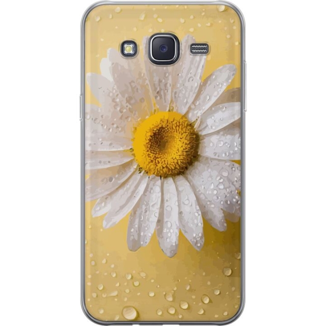 Mobilcover til Samsung Galaxy J5 med Porcelænsblomst motiv