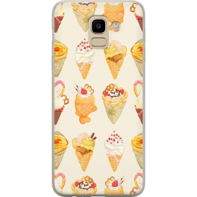 Mobilcover til Samsung Galaxy J6 med Glasagtigt motiv