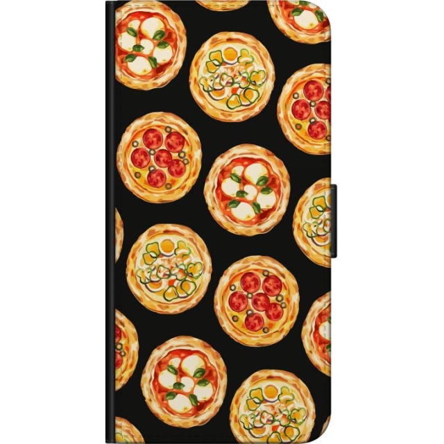 Tegnebogsetui til Samsung Galaxy Note10 Lite med Pizza motiv
