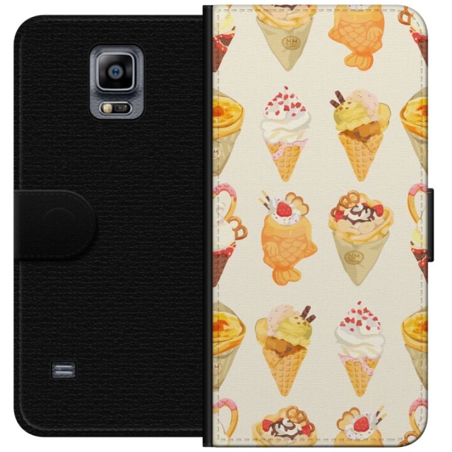 Tegnebogsetui til Samsung Galaxy Note 4 med Glasagtigt motiv