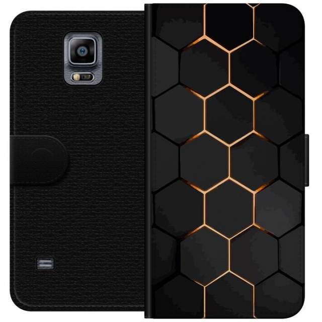 Tegnebogsetui til Samsung Galaxy Note 4 med Luksuriøst Mønster motiv