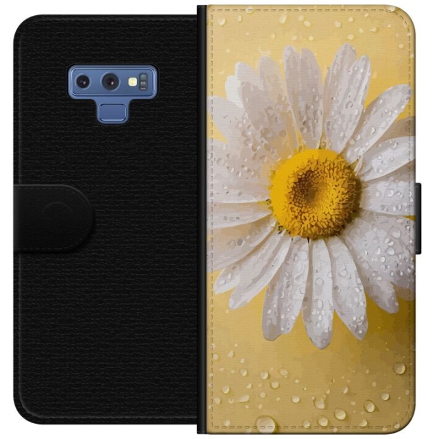 Tegnebogsetui til Samsung Galaxy Note9 med Porcelænsblomst motiv