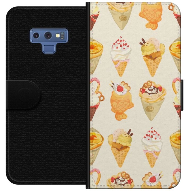 Tegnebogsetui til Samsung Galaxy Note9 med Glasagtigt motiv