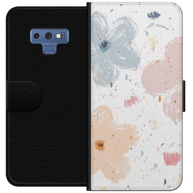 Tegnebogsetui til Samsung Galaxy Note9 med Blomster motiv
