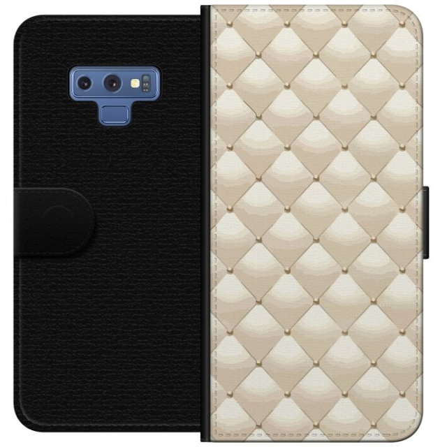 Tegnebogsetui til Samsung Galaxy Note9 med Guldglans motiv