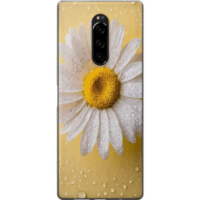 Mobilcover til Sony Xperia 1 med Porcelænsblomst motiv