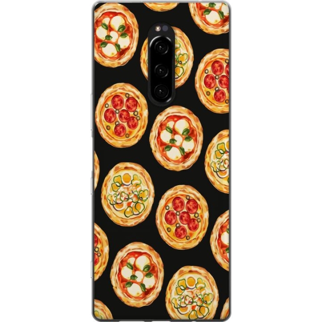 Mobilcover til Sony Xperia 1 med Pizza motiv