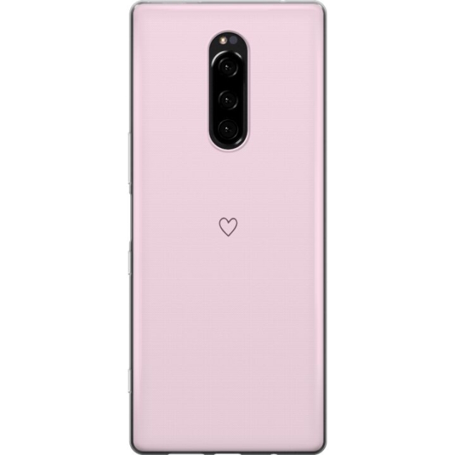 Mobilcover til Sony Xperia 1 med Hjerte motiv