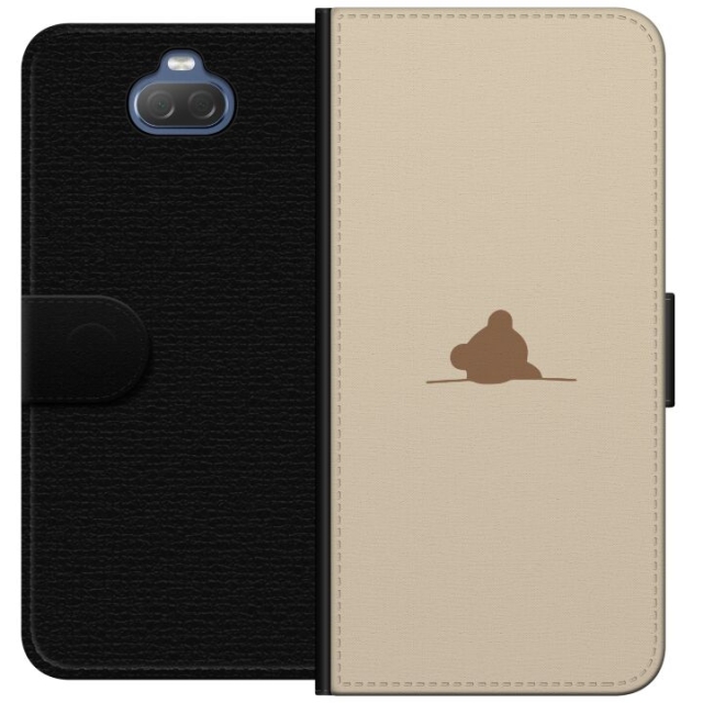 Tegnebogsetui til Sony Xperia 10 med Nalle motiv