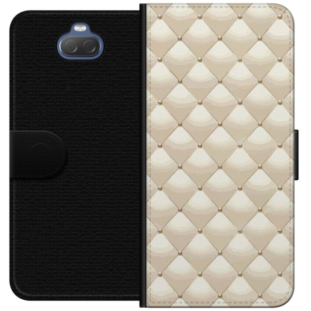 Tegnebogsetui til Sony Xperia 10 med Guldglans motiv