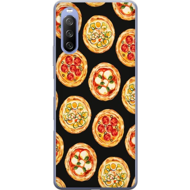 Mobilcover til Sony Xperia 10 III med Pizza motiv