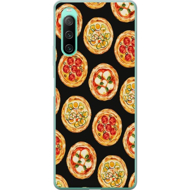 Mobilcover til Sony Xperia 10 IV med Pizza motiv