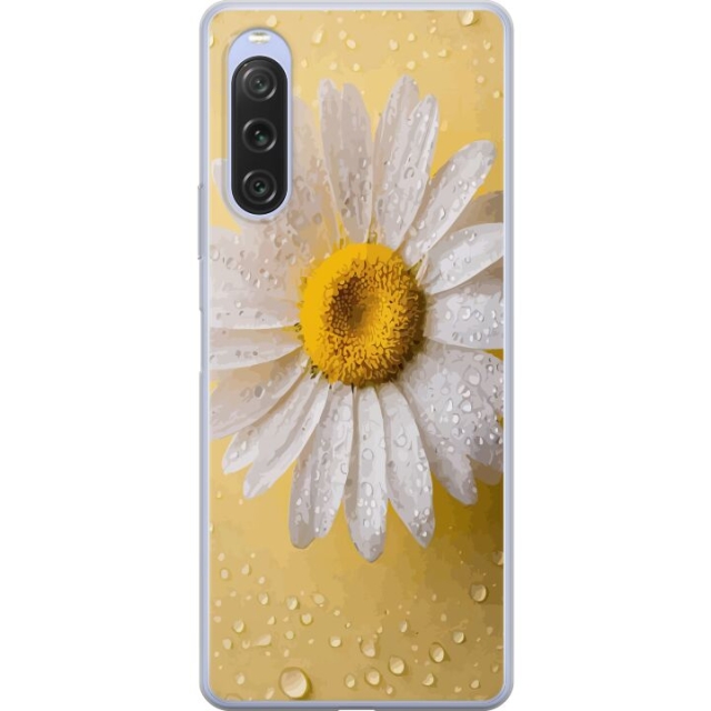 Mobilcover til Sony Xperia 10 V med Porcelænsblomst motiv