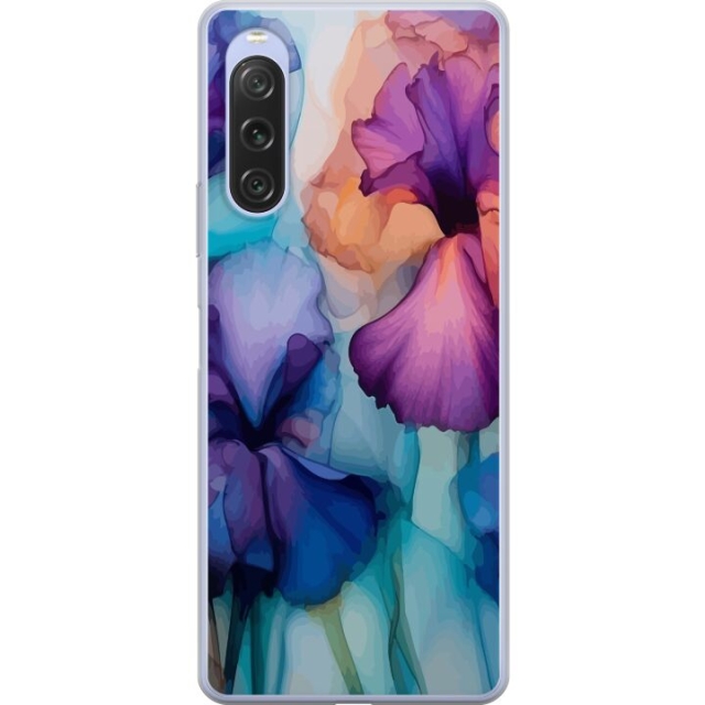 Mobilcover til Sony Xperia 10 V med Magiske blomster motiv