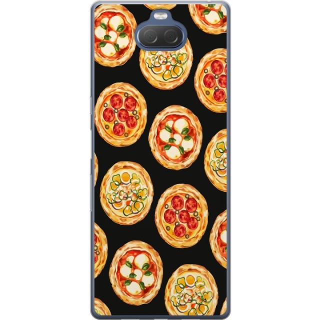 Mobilcover til Sony Xperia 10 Plus med Pizza motiv