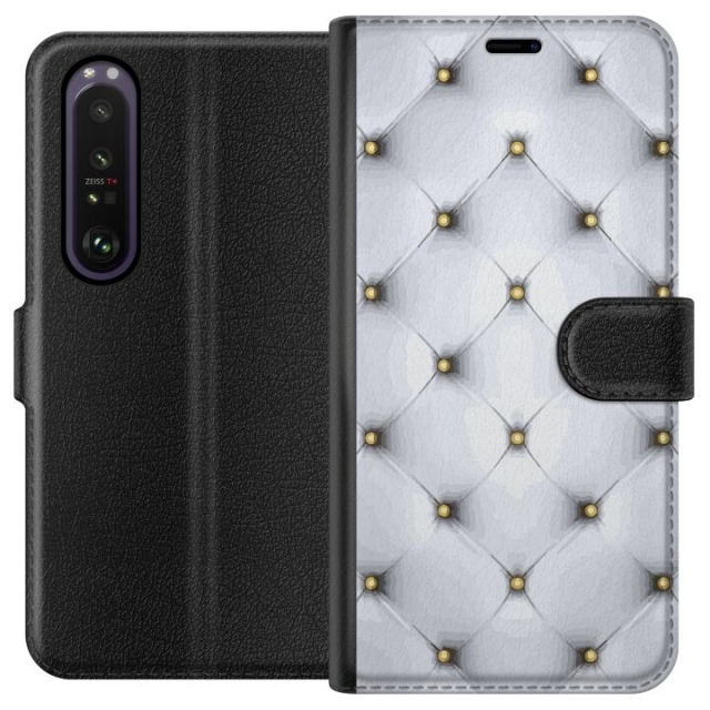 Tegnebogsetui til Sony Xperia 1 III med Luksuriøst motiv