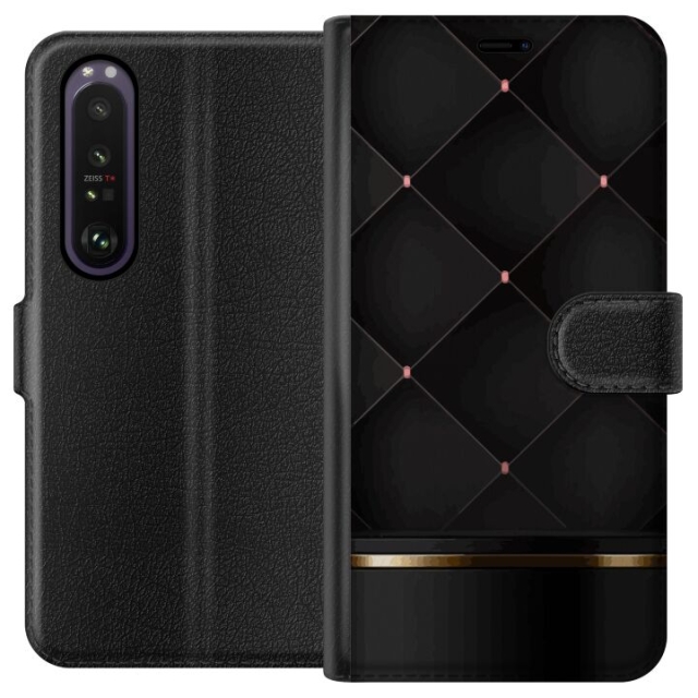 Tegnebogsetui til Sony Xperia 1 III med Luksuslinje motiv
