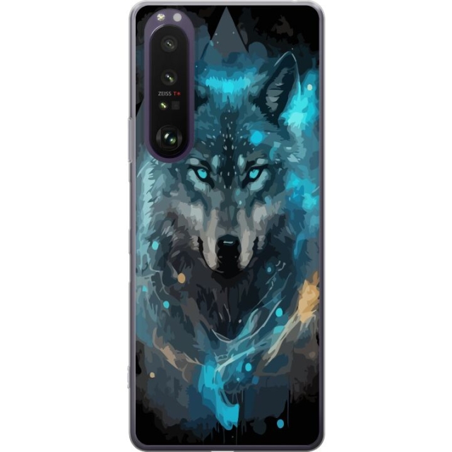 Mobilcover til Sony Xperia 1 III med Ulve motiv