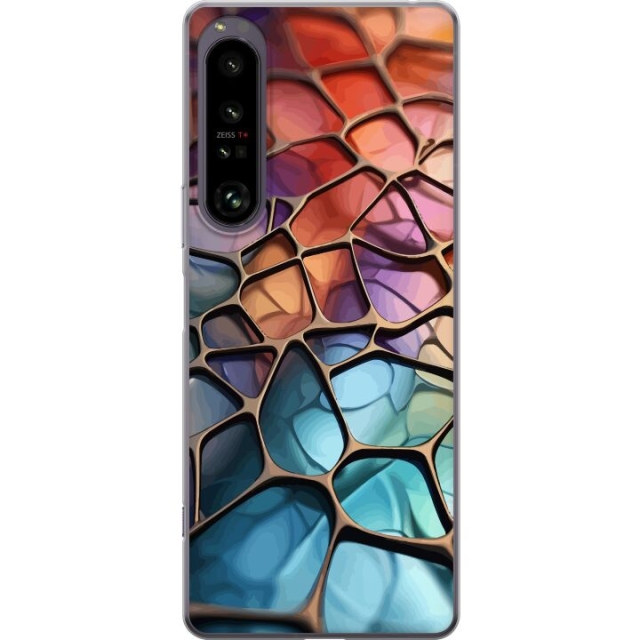 Mobilcover til Sony Xperia 1 IV med Metallict mønster motiv