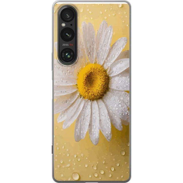 Mobilcover til Sony Xperia 1 V med Porcelænsblomst motiv