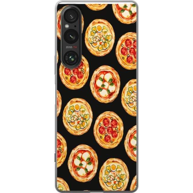 Mobilcover til Sony Xperia 1 V med Pizza motiv